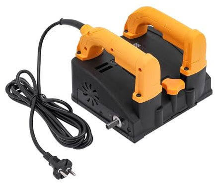 Levkitch Elektrisk väggskrapa, putsfräs, väggfräs, 1 200 W handhyvel saneringsfräs, hyvelkniv, vägghyvelmaskin 1–4 mm hyveldjup, 15 cm bred, tomgångshastighet: 1 000 rpm