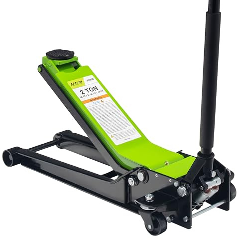ARCAN 2-Ton (4,000 lb.) Steel Extra Long Reach Low Profile Floor Jack, 2.75 in. to 24 in. Lift Range, Model A20016