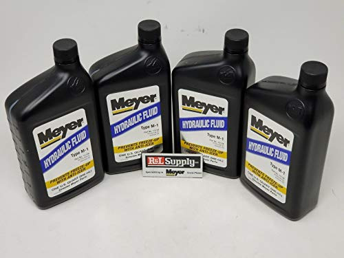 Quality 4 Quart Genuine Snow Plow Oil Hydraulic Fluid W/Anti Icer 15487 15134 Compatible w/Меуеr