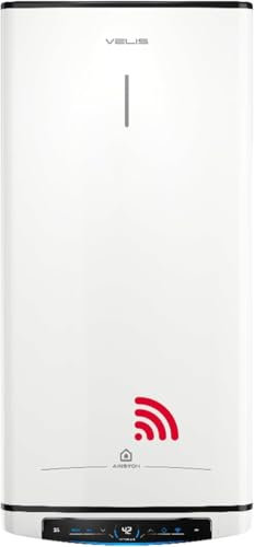 Ariston Velis Pro Dry WI-FI 100 litri scaldabagno elettrico super compatto, bianco 3100910