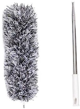 Beavorty Ausziehbarer Teleskopstaubwedel Aus Mikrofasern Handlicher Staubreiniger Für Haushalt Flexibler Reinigungsstab Für Decken Wände Und Möbel