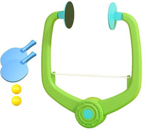 Tavolo Tennis Game, Adjustable Table Tennis Trainer, Doorway Pingpong Set, Tavolo Tennis Trainer with Paddles, Indoor Table Tennis Trainer, Fun Door Frame Game, Balls for Home