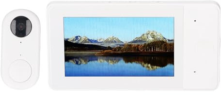 Annadue de Intercomunicador de Video con Cable, 4,3 Pulgadas Telefónico de Puertas de Videos con Lente de Gran Angular HD de 1080p, Intermedio de Doble Vía para el Apartamento de la