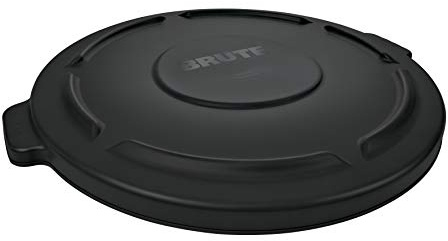 Rubbermaid Commercial Products FG264560BLA, BRUTE Lid Fits - Black