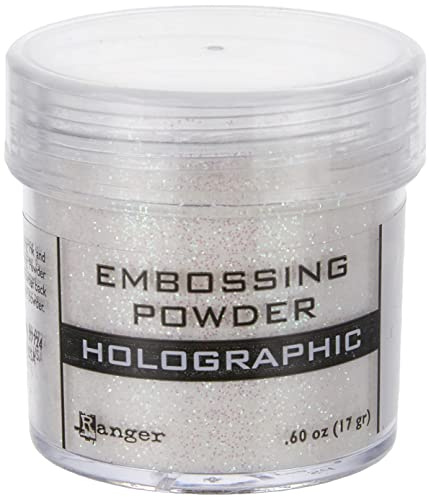 Ranger EPJ00-709 Embossing Powder .60oz, Holographic, 1.75 x 1.5 x 1.5