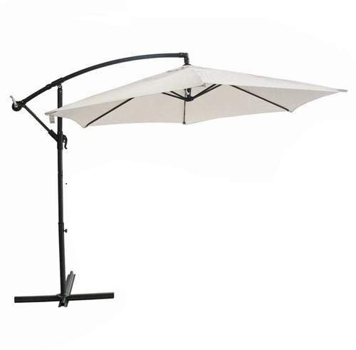 Gerimport SOMBRILLA EXCENTRICA (Banana) DE 3 MT DIAMETRO Color BEIG