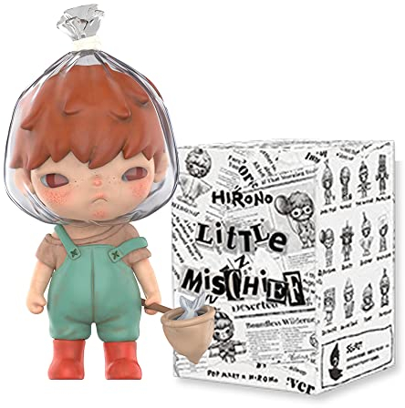 POP MART Hirono Little Mischief Series-1PC Pop Figuren Zufällige Figuren Actionfiguren Sammelfiguren und Sammler Kunstspielzeug Spielzeug Figuren Geschenk