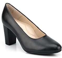 Uniform-Shoes Schwarz Leather Pumps für Damen Oslo 40.0 - SEDEX-Mitglied Fabrik; LWG-zertifizierte Lieferanten; Made in Portugal;
