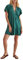 women'secret Robe 100% Coton avec Ourlet à Volants, Vert Bouteille, M Femme