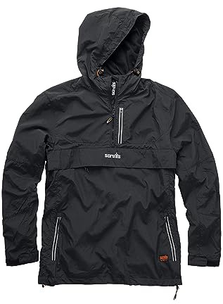Scruffs Eco Overhead Jacket | Lightweight | Water-resistant | Black XXL (T55630)