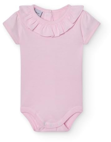 BABIDU unisex - bebis Body Cuello Volante Manga Corta Anpassad (1-pack)