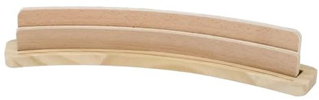 3-Stöckiger Spielkartenhalter Holz, Kartenhalter Kinder Spielkarten, Gebogen Wiederverwendbar Pokerspiel Zubehör, Kartenhalter Spielkarten, für Erwachsene und Senioren