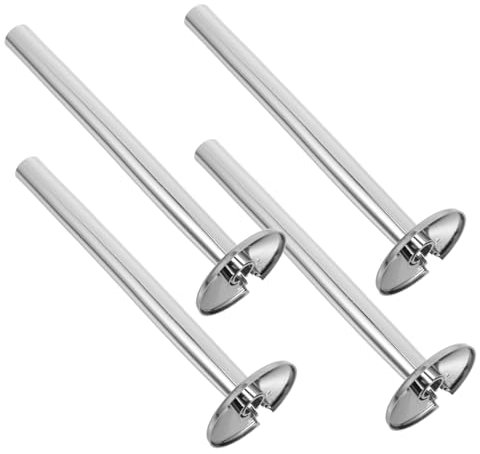 VILLCASE 4ensembles Cache-tuyaux Décoratifs Pour Salle De Bain Cuisine Et Radiateur Colliers De Serrage Ronds Kit De Protection Pour Tuyaux Eau Radiateur Couvercles De Tuyaux Pour Système