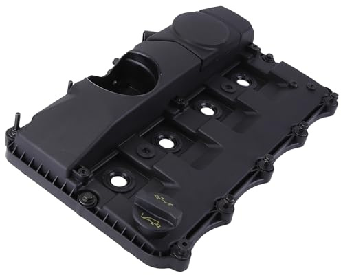 iSpchen Engine Valve Cover with Gasket for Ford Transit MK7 2.4 TDCi 2006-2014 Camshaft Rocker Cover Engine Cylinder Valve Cover 1516726 1378433KIT 1372490
