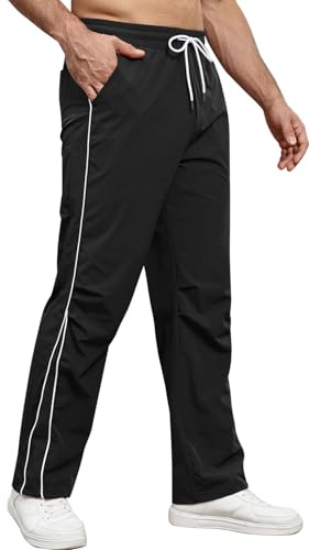 Suwangi Pantaloni Jogging Uomo Pantaloni Tuta Sportivi Leggeri per Running Ginnastica Allenamenti Corsa Palestra e Casual con Tasche