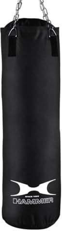 Hammer Boxsack Fit - Saco Pesados de Boxeo (Nylon), Color Negro, Talla única