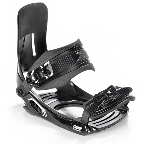 Croxer - Fixation de Snowboard MP180 Pale du 38 au 46 Noir Mixte