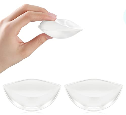 Neer Inserto de Pecho Suave Inserto de Silicona de Sujetador Potenciador de Sujetador Almohadilla de Pecho Push Up (Transparente)