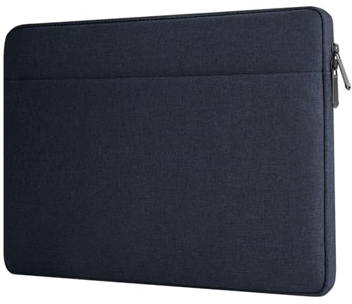 HEDUGO Funda para Portátil con Bolsillo para Accesorios Funda Acolchada para Ordenador 15,6 Pulgadas Compatible con HP DELL ASUS Funda Protectora de 15,6” Chromebook/Ordenador Portatil