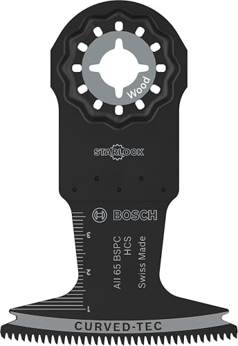 Bosch 1x AII 65 BSPC Tauchsägeblatt (für Hartholz, Weichholz, Breite mm, Professional Zubehör Multifunktionswerkzeug)