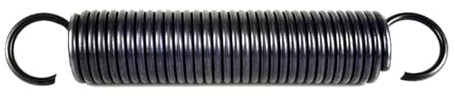 Molla di tensione in acciaio per molle con diametro esterno di 15 mm, lunghezza 190 mm, molla di estensione con gancio a doppia apertura, 1 pezzi