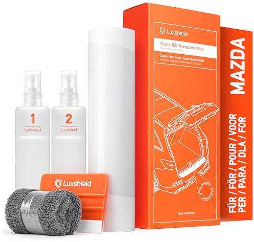 Luxshield Pellicola Protettiva per Bordo di Carico per Mazda CX-5 3 (III) KI I 2025-2026 - Protezione Paraurti, antigraffio, per vernice - Trasparente