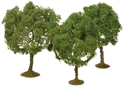 Bachmann Trains SceneScapes Oak Trees (3 Piece), 3-3 1/2