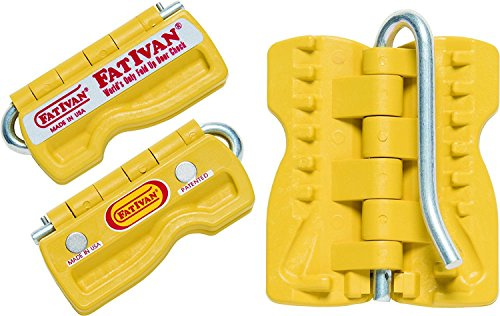 The Original Fat Ivan Fold Up Doorstop Wedge with Magnet - for Moving Office Home or School - Great for Police, Admin, Firefighters and Any time You Need a Door to Stay Open