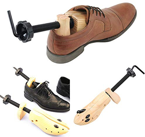 Jinxuny Camilla de zapatos para mujeres y hombres, 2 vías ajustable unisex Ampliador de zapatos para estirar la longitud de ancho de altura