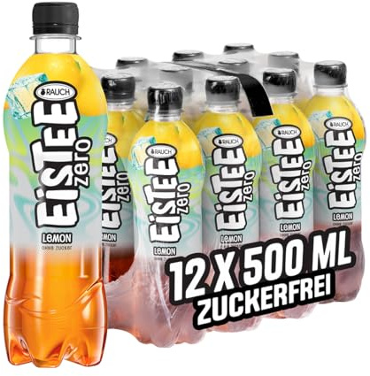 RAUCH Eistee Zero Zitrone, 12er Pack (12 x 500ml)