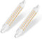 Karyoosi R7s LED 118mm J118 10W 1050LM, Warmweiß 3000K, R7s Led Leuchtmittel ersatz für 100W R7S Halogenlampen, 360° Abstrahlwinkel LED-Stab, AC 220V - 240V Nicht Dimmbar 2 Stück