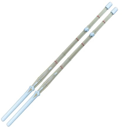 Bamboo Sword for Practice, Ginjara-Style Structure, Set of 2, 1 Set, 3.0 Shaku, for Children