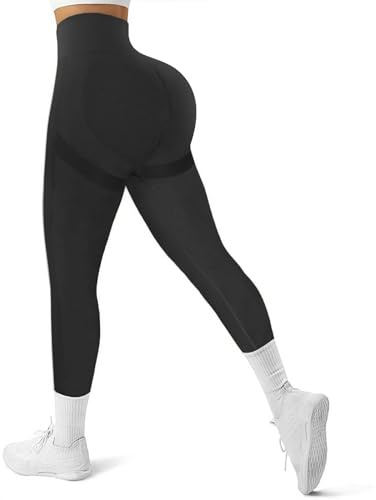 Litthing Leggins Deportivos Mujer Push Up Cintura Alta Elástico Mallas Anticeluliticos Tie Dye Sin Costuras Opaco Scrunch Butt Pantalon para Yoga Gimnasio Pilates