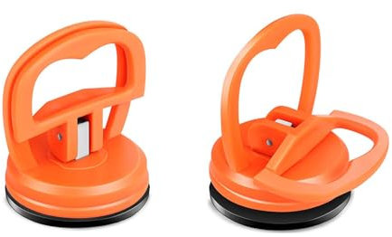LAXISCREED Ventosa per Carrozzeria Auto - Kit 2PCS Ventosa Carrozzeria per Rimozione Ammaccature, Riparazione Vetri e Piastrelle, Strumento Compatto con Effetto Sottovuoto per Fai da Te