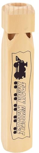Wooden Train Whistle - Wooden Train Whistle Toy | Trainn Whisttle For Kids | Classic Durable Musical Sound Toy Suitable For Party Favors Birthday Outdoor Play Classroom Activities And Collectors
