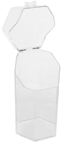 ELAYARD Cubo de Almacenamiento Acrílico para Brochas de Maquillaje y Cejas, Organizador Transparente de Escritorio Adecuado para Ordenar Cosméticos y Accesorios Personales
