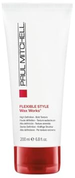 Paul Mitchell Wax Works Hair Gel, High Definition, Bold Texture, For All Hair Types, 6.8 fl. oz.