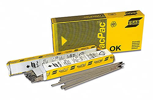 ESAB OK45.40 100PZ ELETTRODO RUTILICO SCORREVOLE 3,2x450MM SALDATURA FERRO GREZZO ACCIAIO CARBONIO FACILE RIMOZIONE SCORIA SALDATRICE 90/140A VERGHETTE SALDATORE