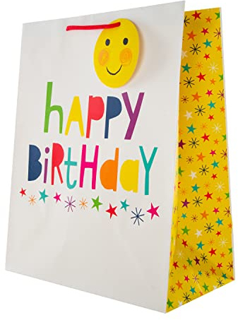 Hallmark Bolsa de regalo grande, diseño de feliz cumpleaños