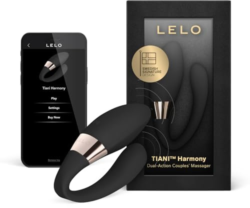 LELO TIANI Harmony - App-Controlled Couples Vibrator, 10 Settings, Black