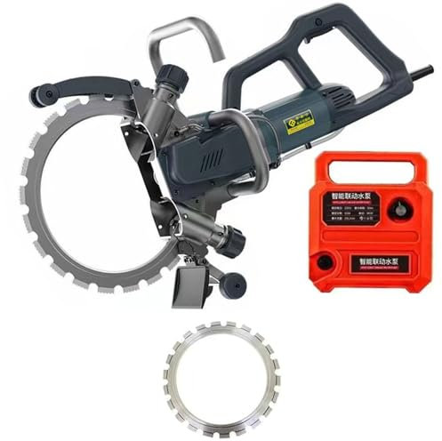 Circular Sawing Wall Cutter For Concrete, Electric Saw For Concrete Cutting With Water Supply And Dust Suppression, 8800 W Electric Circular Saw For Conc(Size:Circular saw 27cm,Color:1 x circular saw)