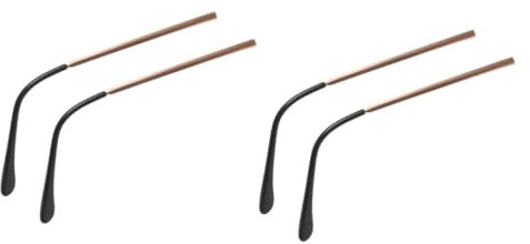 2 Paar Brillenbeine Brillenbügel Brillenarm Brillengestell Brillenreparatur Zubehör Ersatzteile für Brillen Ersatzbrille Bügel Männer Halter Brillenzubehör Brillen Arme Beine tr FRCOLOR