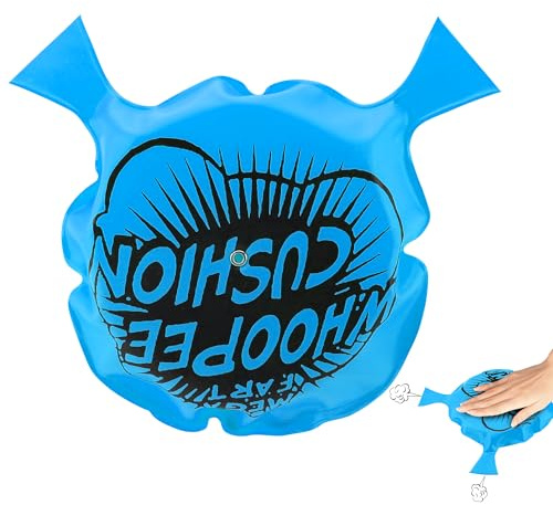 Self Inflating Whoopie Cushion, 6 Woopie Cushion, Whoopee Cushion Goodie Bag Stuffers, Woopy Cushion for Boys and Girls, Party Favors Fart Bag Make Gas Sounds, Novelty Prank Gag White Elephant Gifts