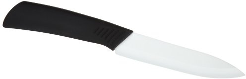 Axentia 200892 Keramikmesser 125 mm Klinge mit Softgriff