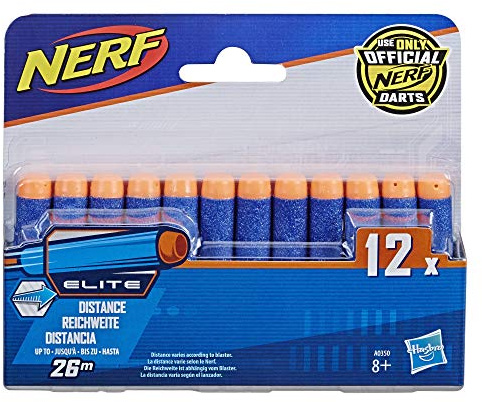 Hasbro Nerf - Elite Ricarica da 12 Dardi, Refill per Blaster, A0350EU6