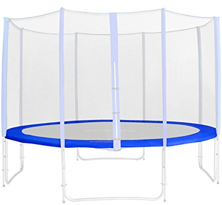 SixBros. Randabdeckung Blau für Gartentrampolin 1,85 M - 4,60 M - Ersatzteil Federabdeckung PVC - RA-543 - Größe 2,45 m 3L