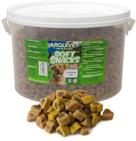 Arquivet Soft Snacks Corazones Mix, 4.8 kg (Paquete de 1)