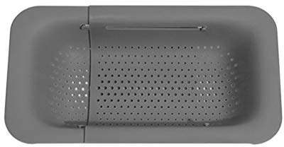 GMWD - Escurreplatos para fregadero Retrattil, colador para fregadero de plástico, tendedero para fregadero extensible sobre el fregadero Verduras frutas colador para cocina