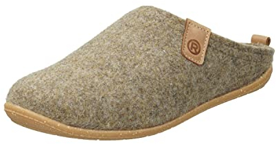 Rohde Damen Pantoffel Softfilz Hausschuh Wechselfußbett Tivoli-D 6860, Größe:41 EU, Farbe:Braun