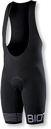 BIOTEX Salopette Ultra in Cordura con Fondello Integrato Unisex per Ciclismo e Mountain Bike, Intimo Tecnico Sportivo, Nero, Taglia II (M/L)